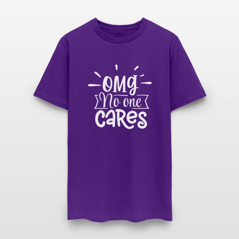 OMG No One Cares red