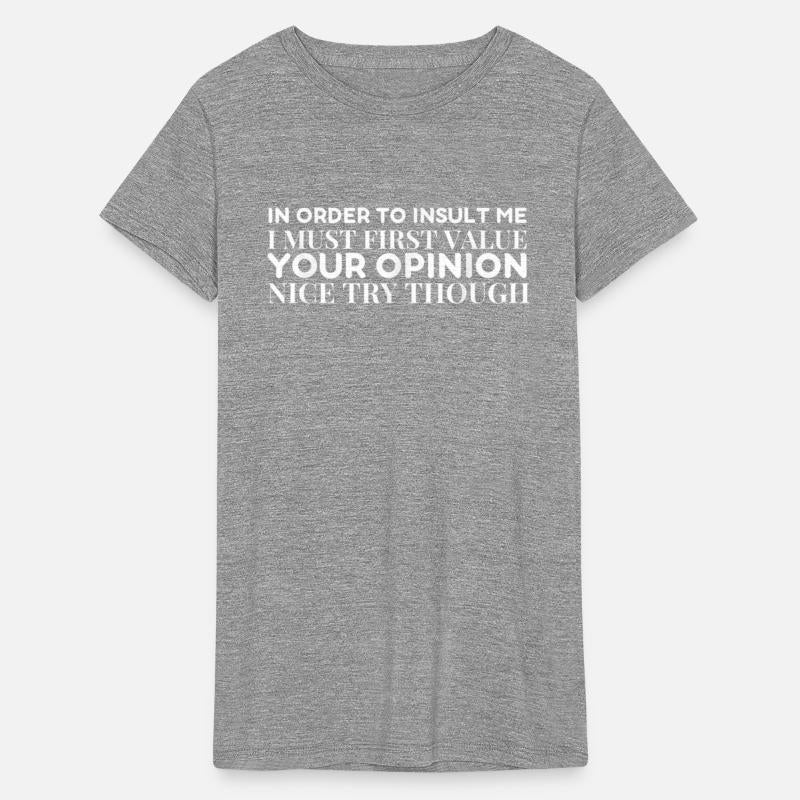 Order Insult First Opinion
