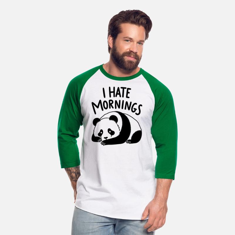 Panda I Hate Mornings Saying