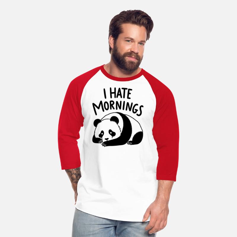 Panda I Hate Mornings Saying