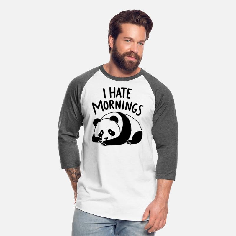 Panda I Hate Mornings Saying