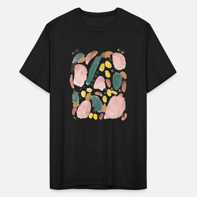 Pastel Abstract Watercolor Shapes Pattern