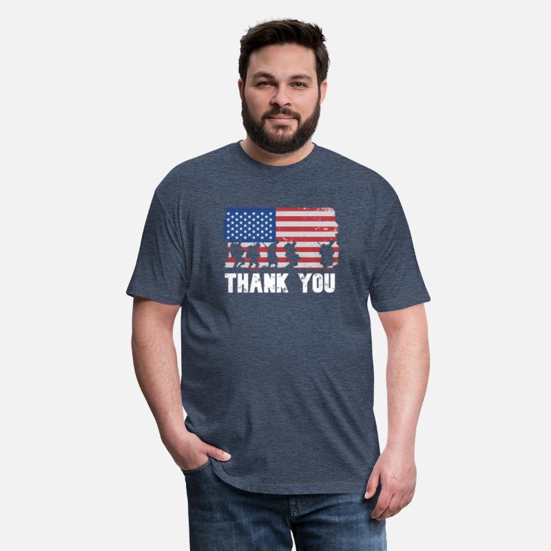 Patriotic American Flag Thank You Veterans Day For