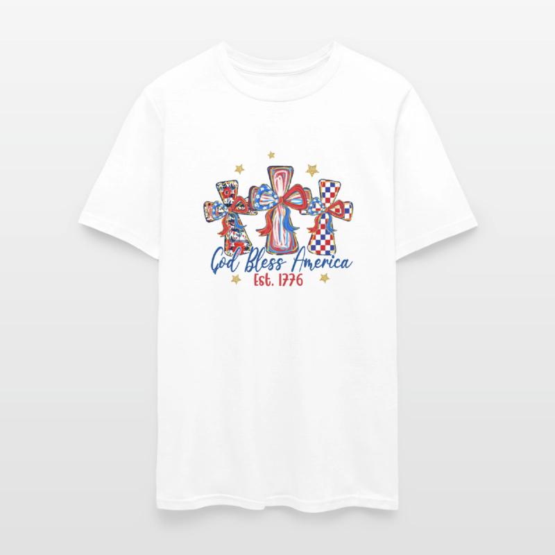 Patriotic Cross 4th of July