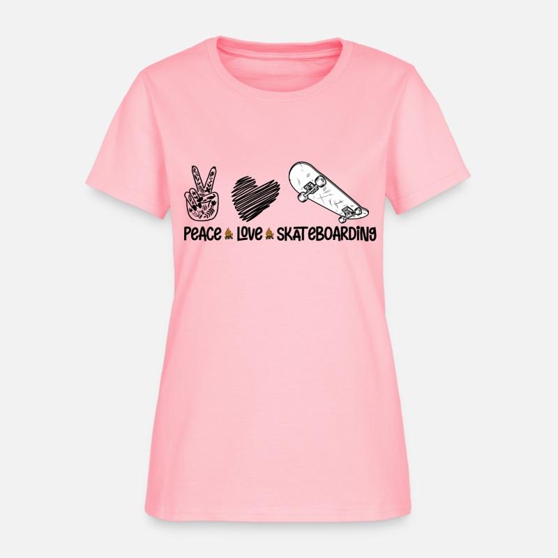 Peace Love Skateboarding, Funny Adventure Gift