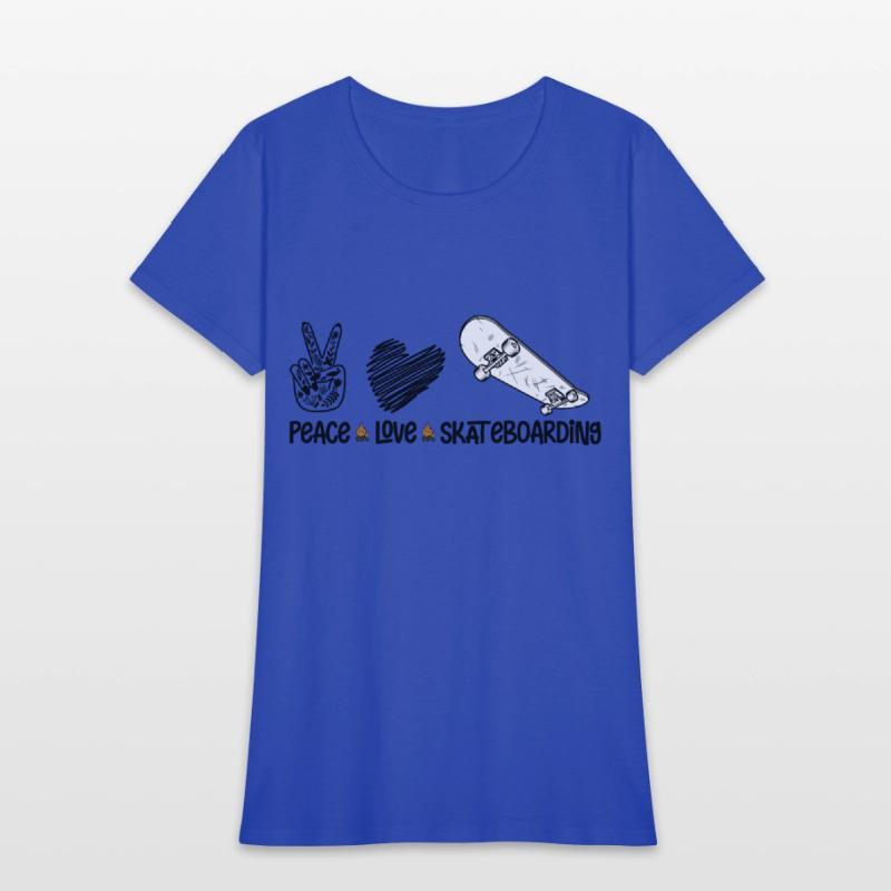Peace Love Skateboarding, Funny Adventure Gift
