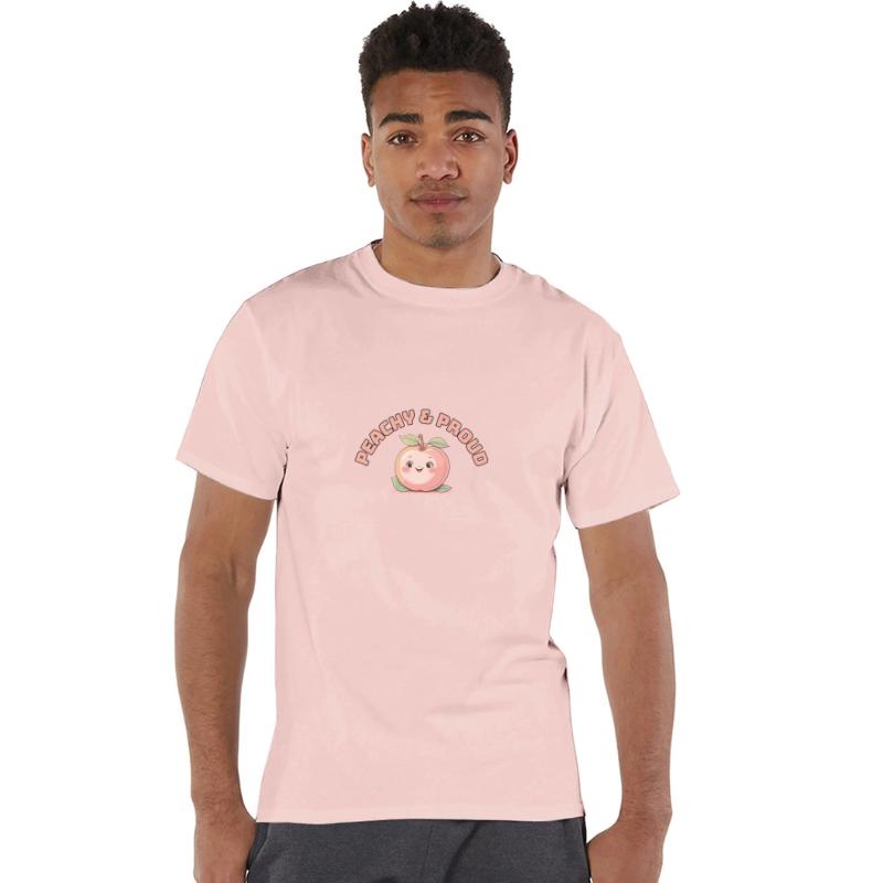 Peachy & Proud – Cute Smiling Peach Character