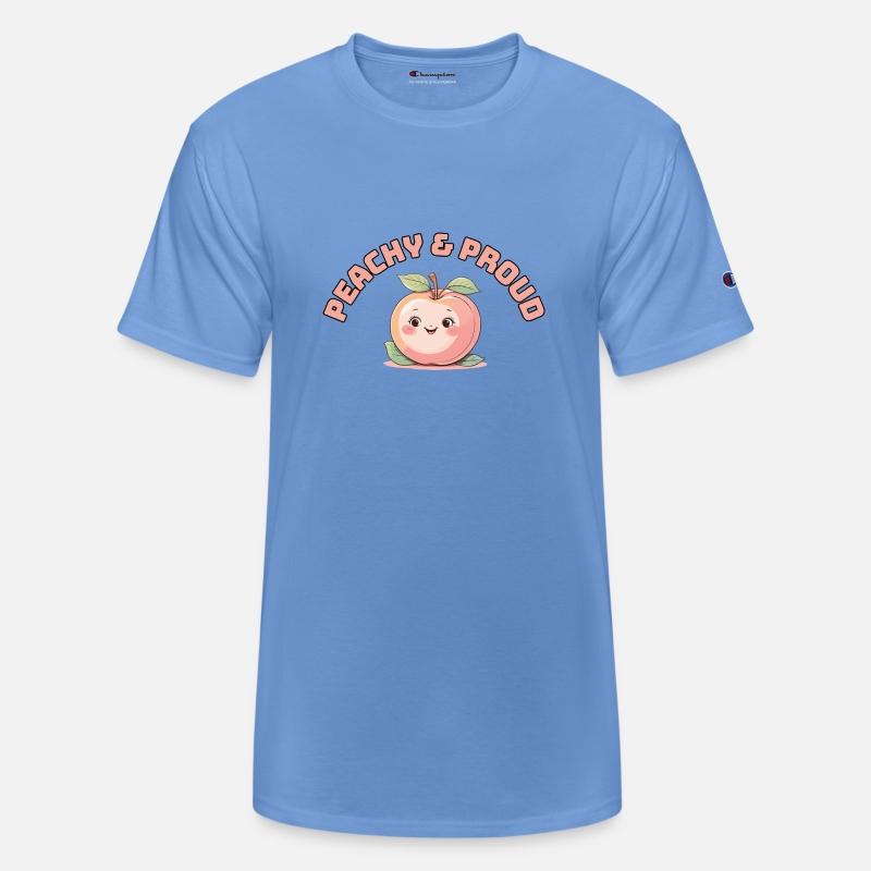 Peachy & Proud – Cute Smiling Peach Character