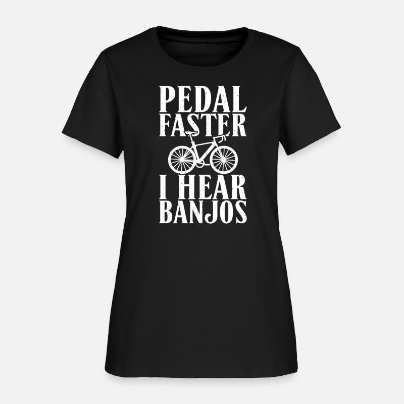 Pedal Faster I Hear Banjos Cycling Bikers Rider Bi