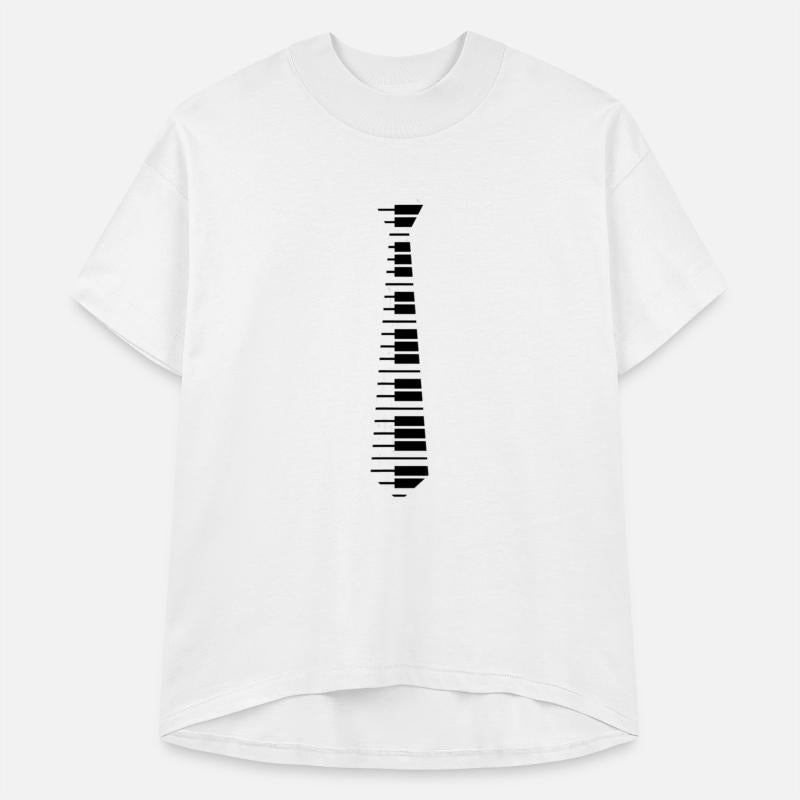 Piano Neck Tie Humorous Keyboard