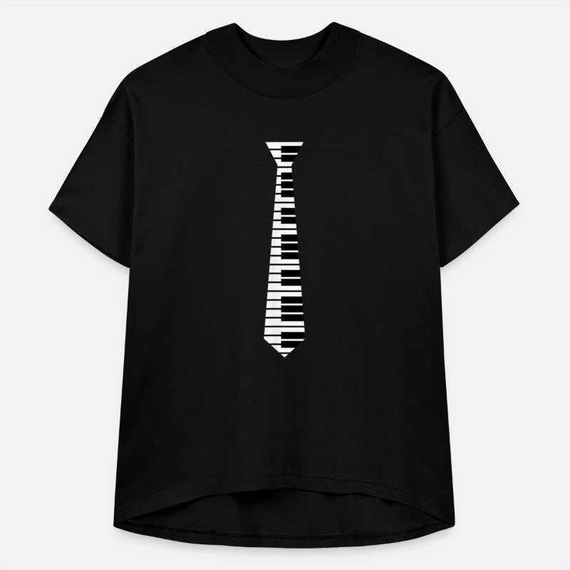 Piano Neck Tie Humorous Keyboard