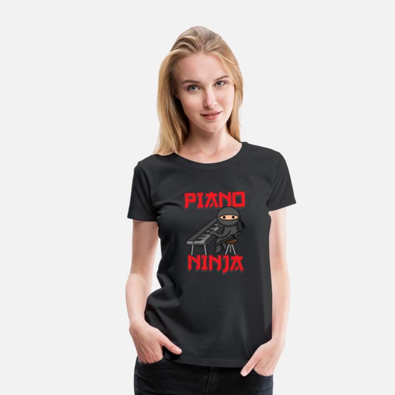 Piano Ninja Keyboard Player Pianist