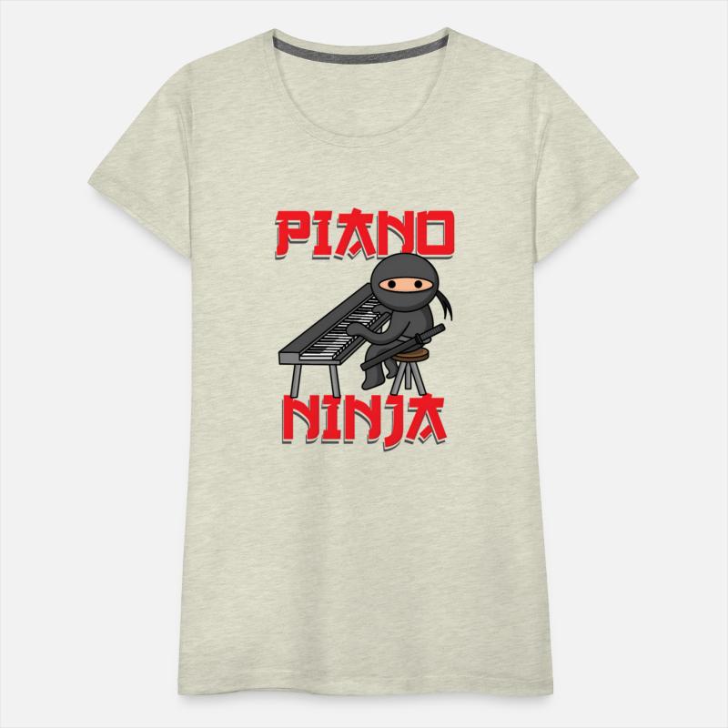 Piano Ninja Keyboard Player Pianist