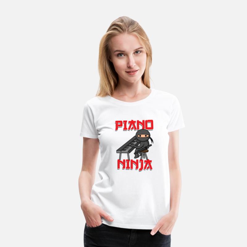 Piano Ninja Keyboard Player Pianist