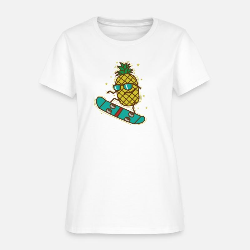 Pineapple rides Skateboard sweet Fruit