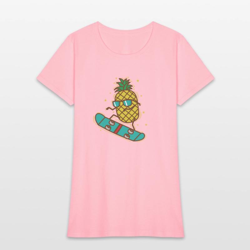 Pineapple rides Skateboard sweet Fruit