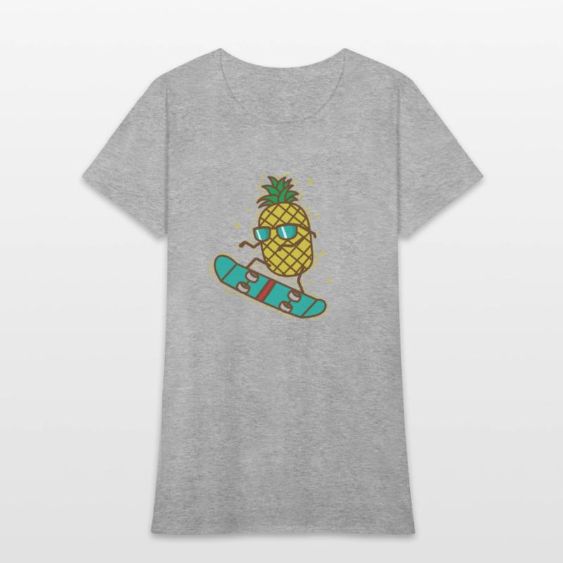 Pineapple rides Skateboard sweet Fruit