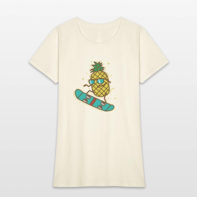 Pineapple rides Skateboard sweet Fruit