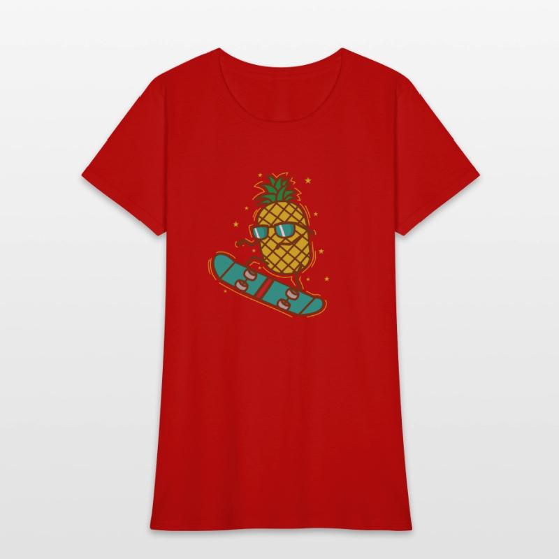 Pineapple rides Skateboard sweet Fruit