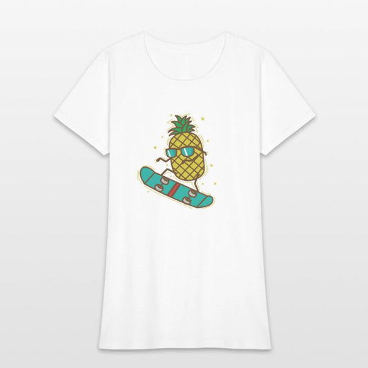 Pineapple rides Skateboard sweet Fruit