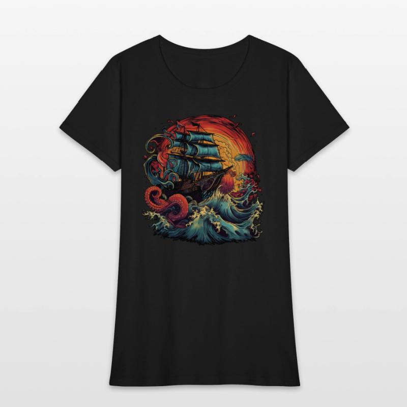 Pirate Ship vs The Kraken