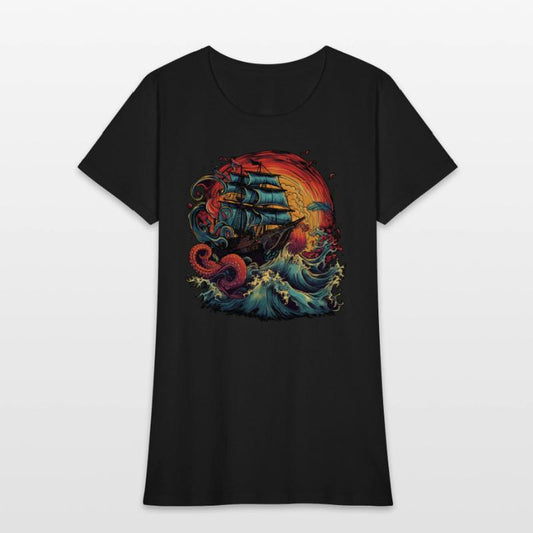 Pirate Ship vs The Kraken