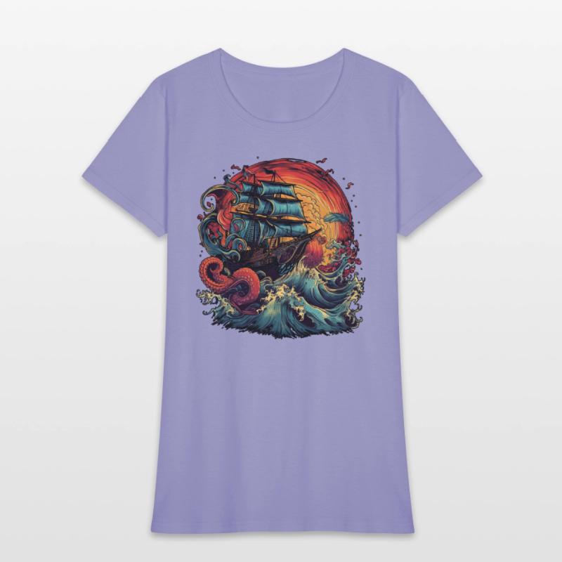 Pirate Ship vs The Kraken