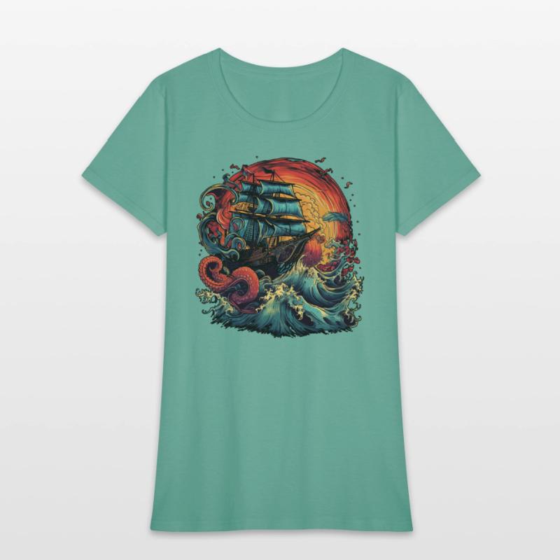 Pirate Ship vs The Kraken