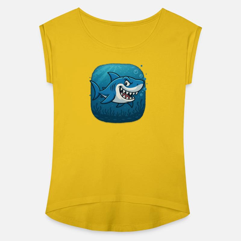 Playful Shark Underwater Scene