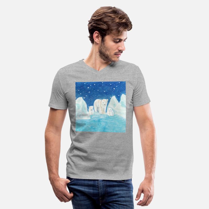 Polar Bears (Ursus maritimus) - Bear Mother & Cubs