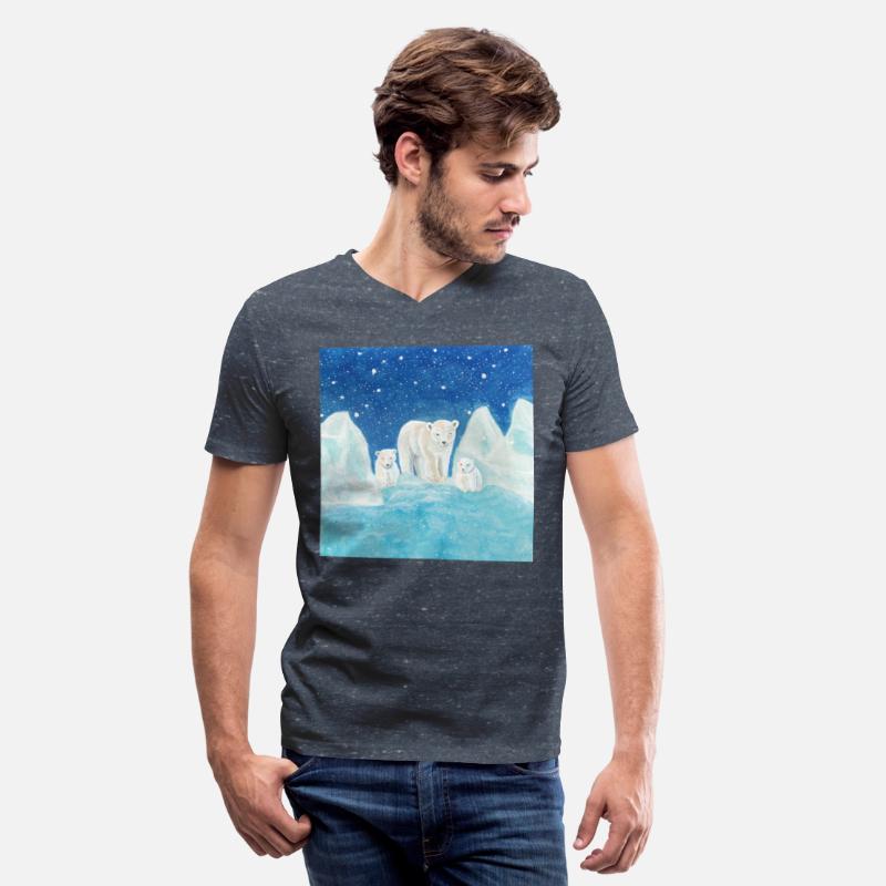 Polar Bears (Ursus maritimus) - Bear Mother & Cubs