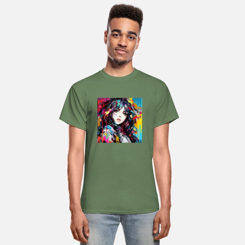 Pop Art Rainbow Girl