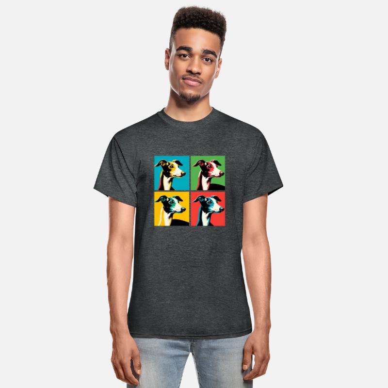 Pop Italian Greyhound Dog Portrait - Pet Portrait