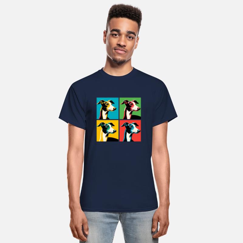 Pop Italian Greyhound Dog Portrait - Pet Portrait