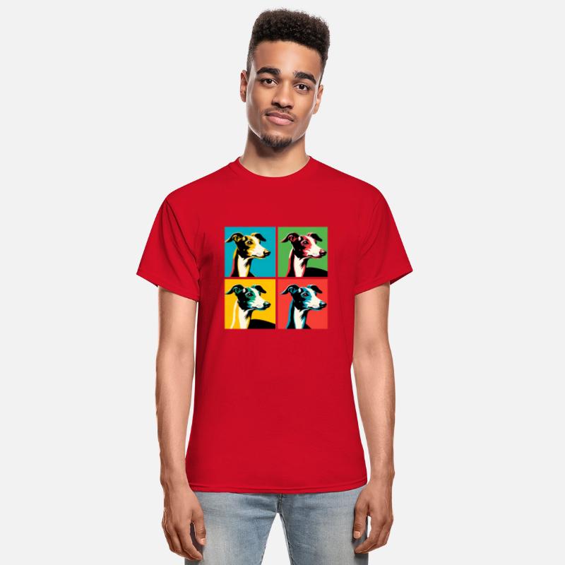 Pop Italian Greyhound Dog Portrait - Pet Portrait