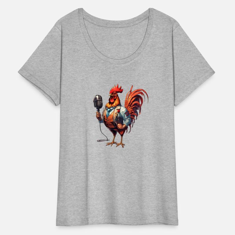 Pop King Rooster on the Mic