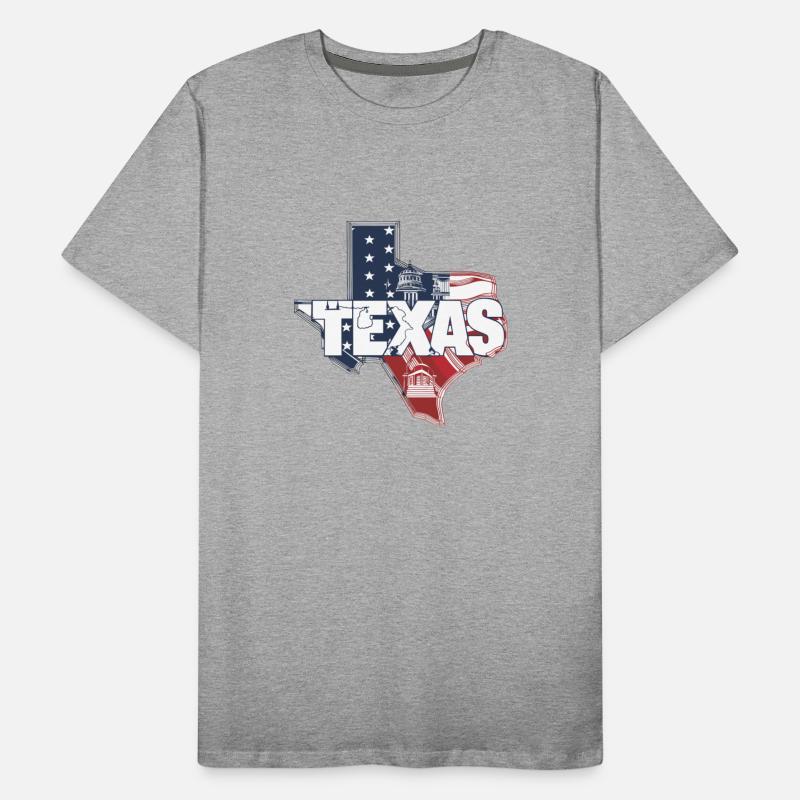 Proud Texan Iconic Flag and Capitol for a Texas
