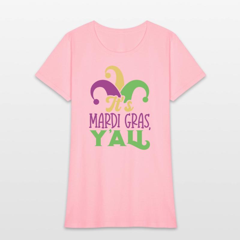 Purple, Green & Gold It's Mardi Gras Yall
