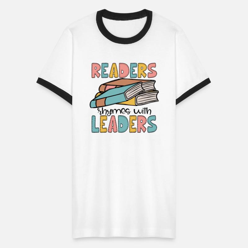 Readers Rhymes With Leaders Book Lovers Apparel