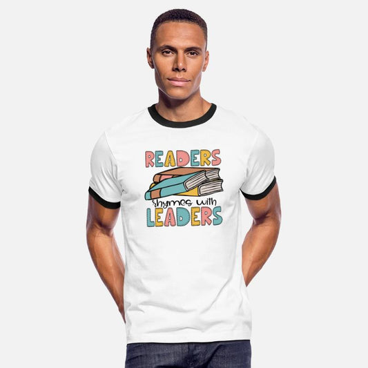 Readers Rhymes With Leaders Book Lovers Apparel