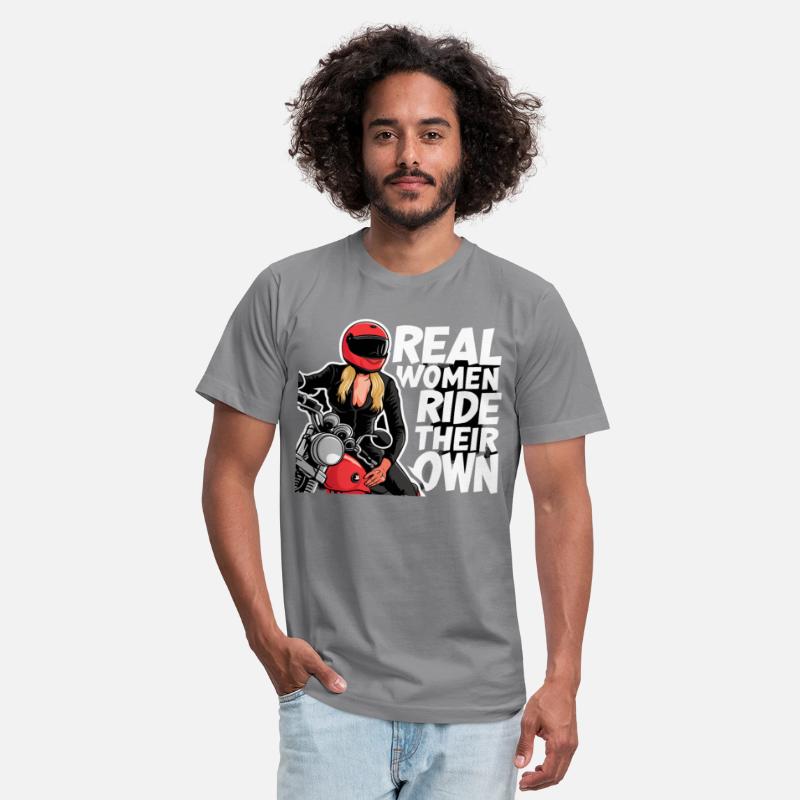 Real Women Ride Their Own for a Motorcyclist