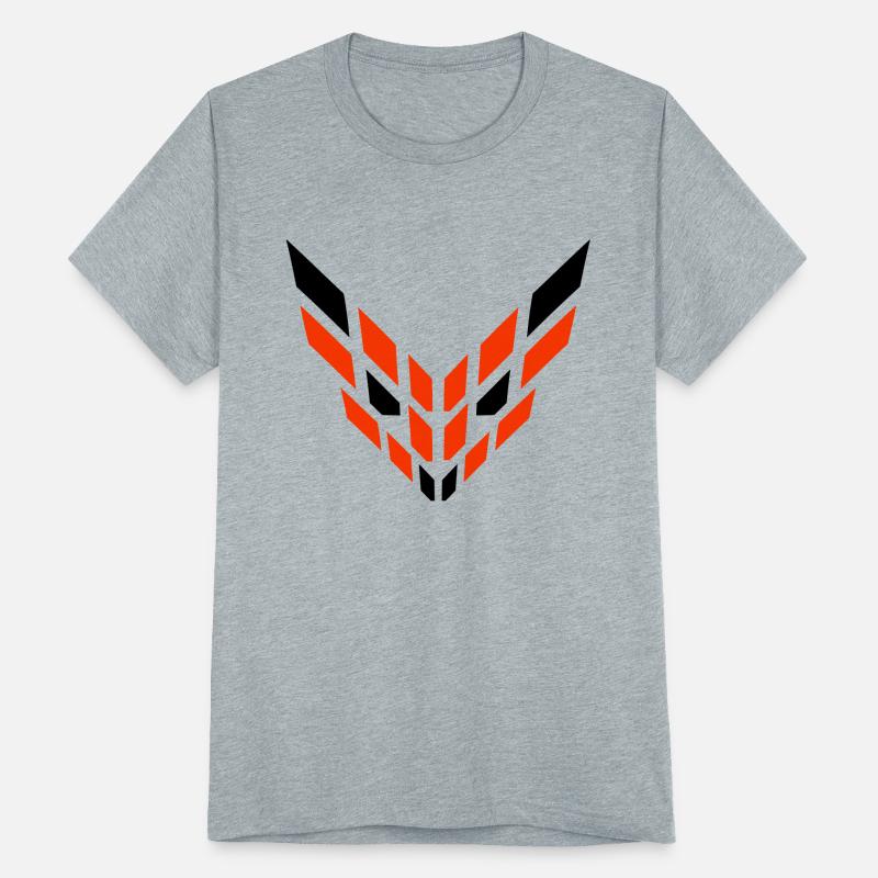 Red Fox Abstract Pattern Logo Symbol Cool Evil Eye