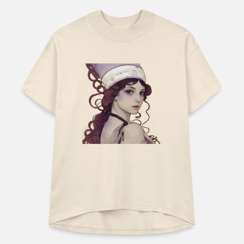 Red-Haired Girl Illustration – Bold Beauty and Art