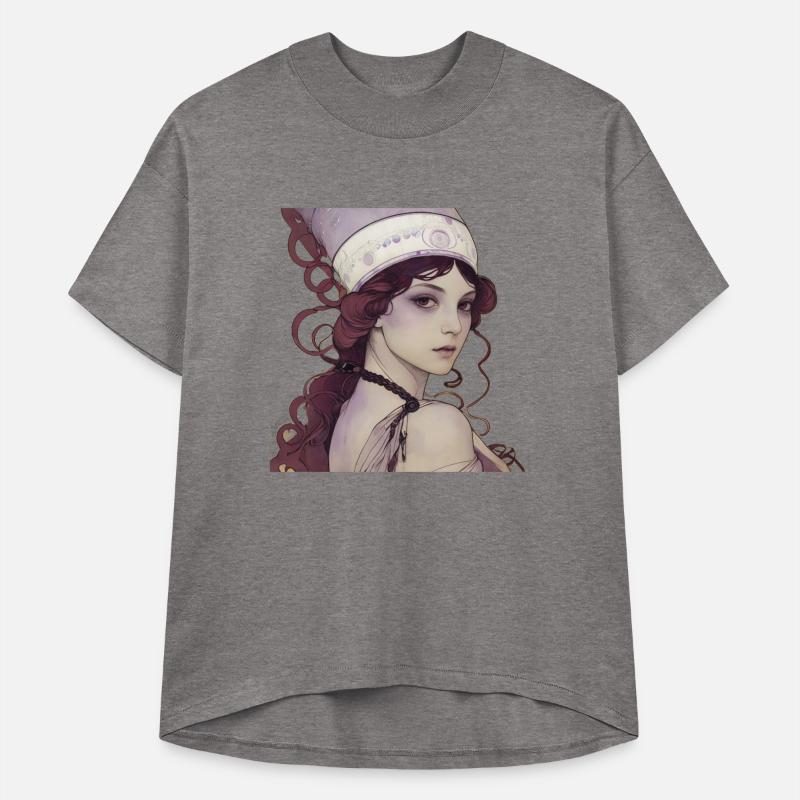 Red-Haired Girl Illustration – Bold Beauty and Art