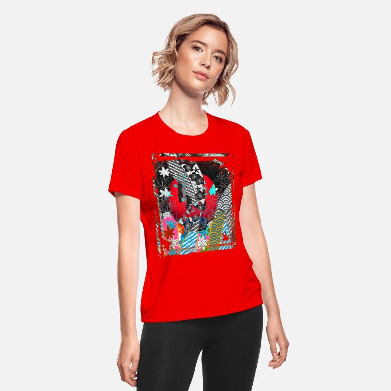 Red Japanese Lanterns Night Street Lights Lamps