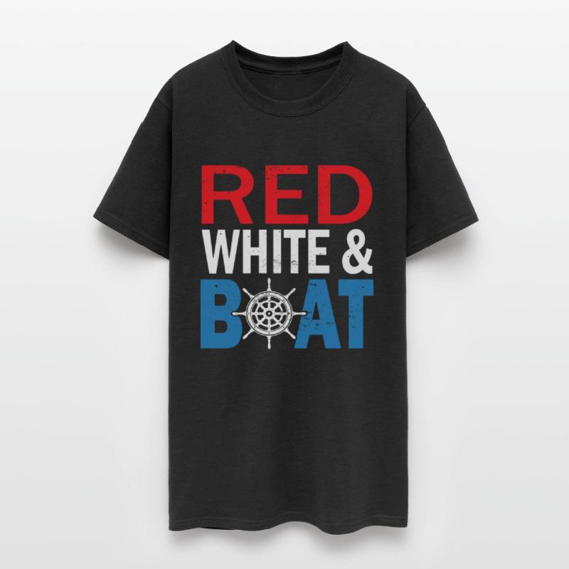 Red White And Boat 4th Of July Boating