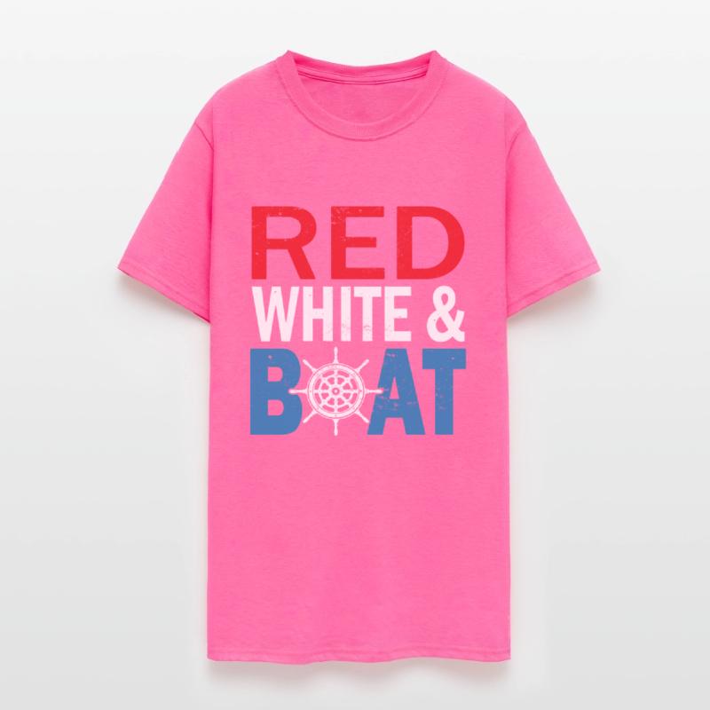 Red White And Boat 4th Of July Boating