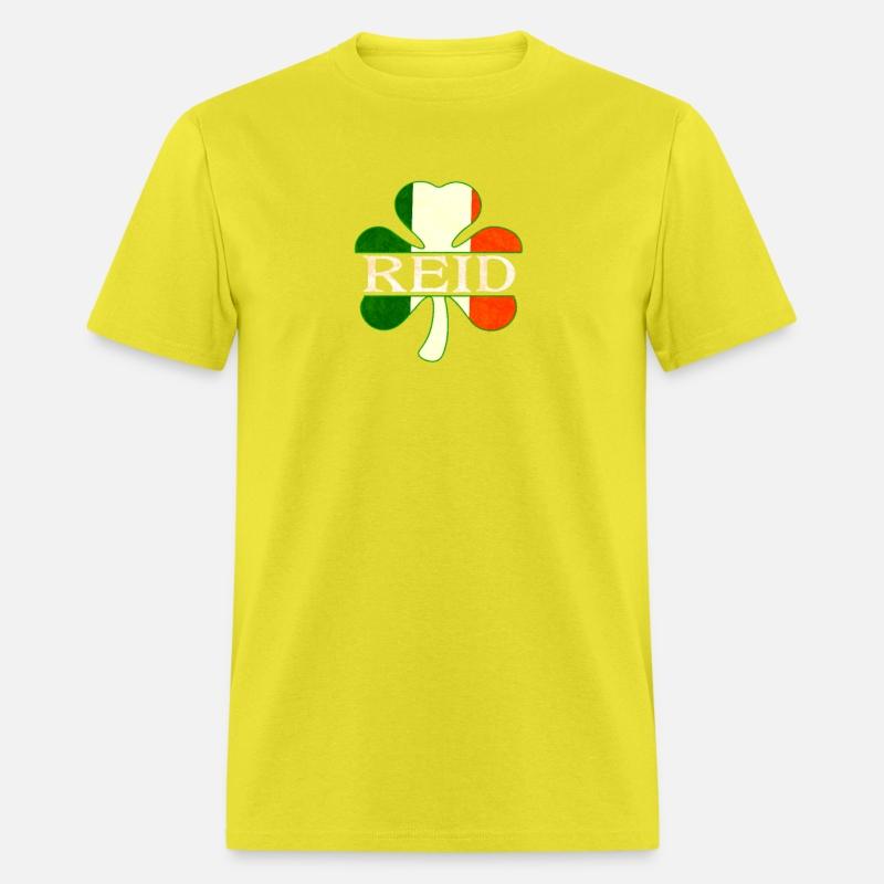 Reid Irish Surname Ireland Flag Shamrock