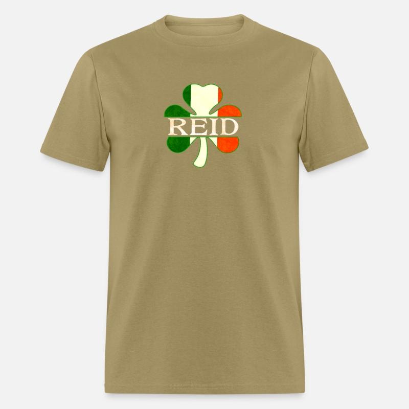 Reid Irish Surname Ireland Flag Shamrock