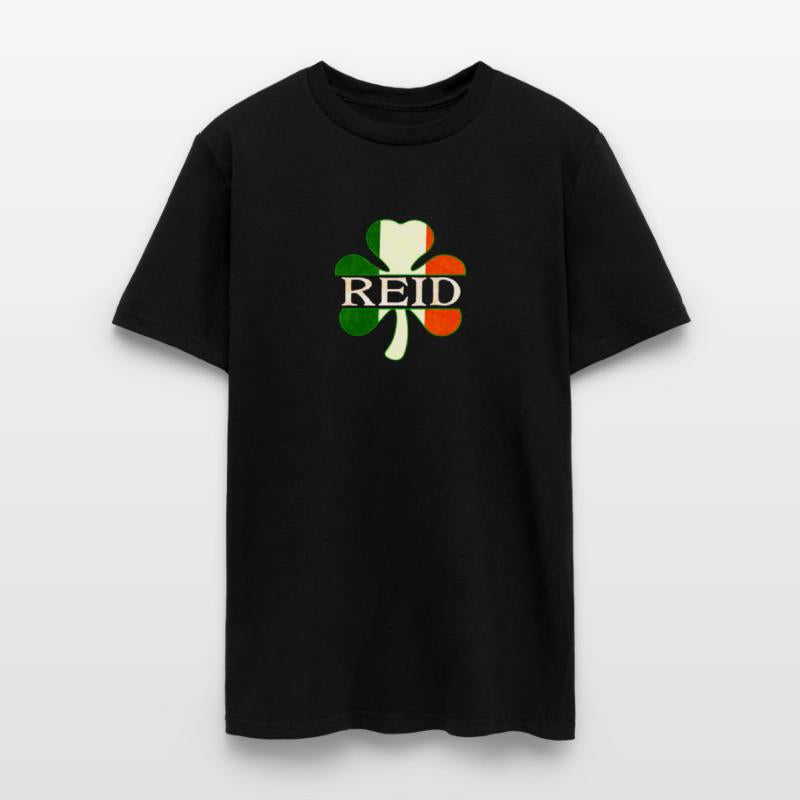 Reid Irish Surname Ireland Flag Shamrock